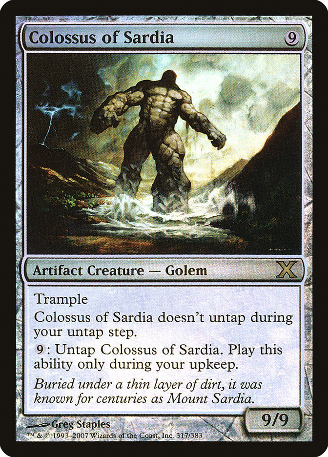 Colossus of Sardia (Premium Foil) [Tenth Edition] | Galaxy Games LLC