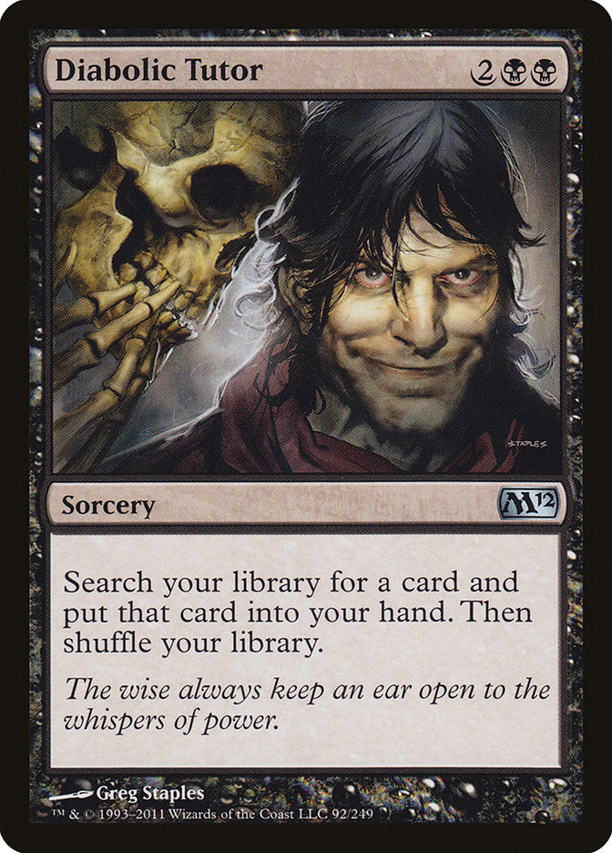 Diabolic Tutor [Magic 2012] | Galaxy Games LLC