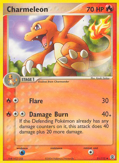 Charmeleon (31/112) [EX: FireRed & LeafGreen] | Galaxy Games LLC