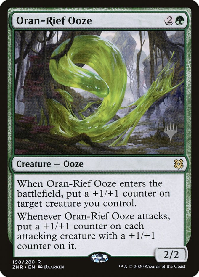 Oran-Rief Ooze (Promo Pack) [Zendikar Rising Promos] | Galaxy Games LLC