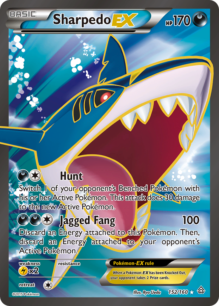 Sharpedo EX (152/160) [XY: Primal Clash] | Galaxy Games LLC