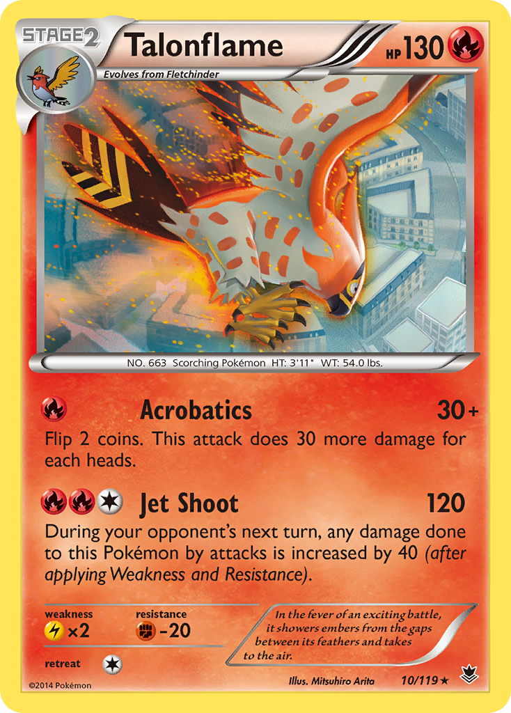 Talonflame (10/119) [XY: Phantom Forces] | Galaxy Games LLC