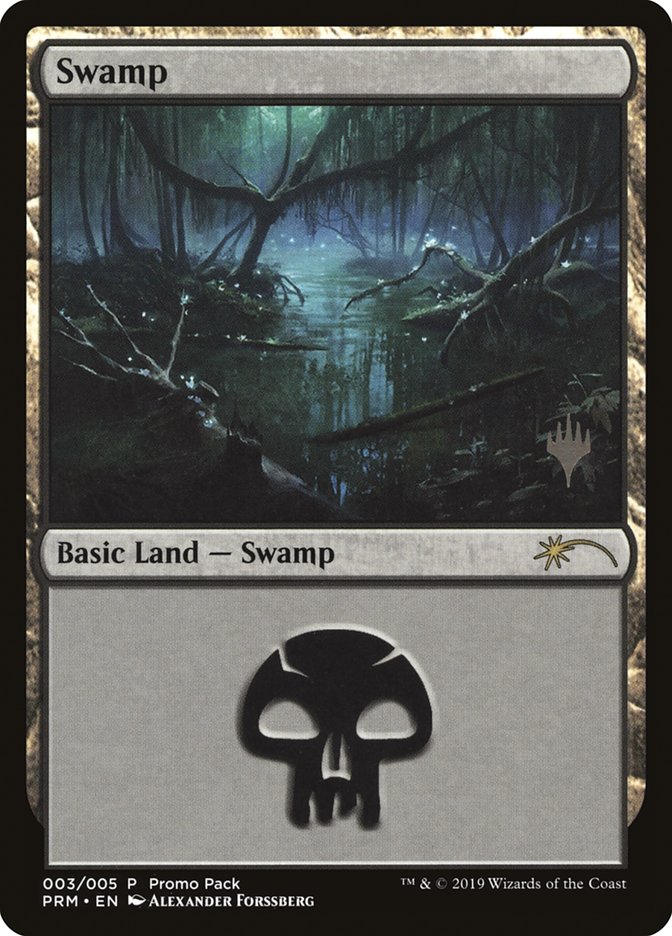 Swamp (3) [Core Set 2020 Promo Pack] | Galaxy Games LLC