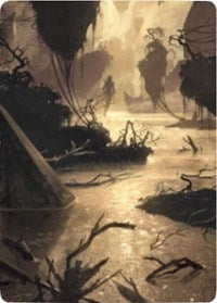 Murkwater Pathway Art Card [Zendikar Rising Art Series] | Galaxy Games LLC