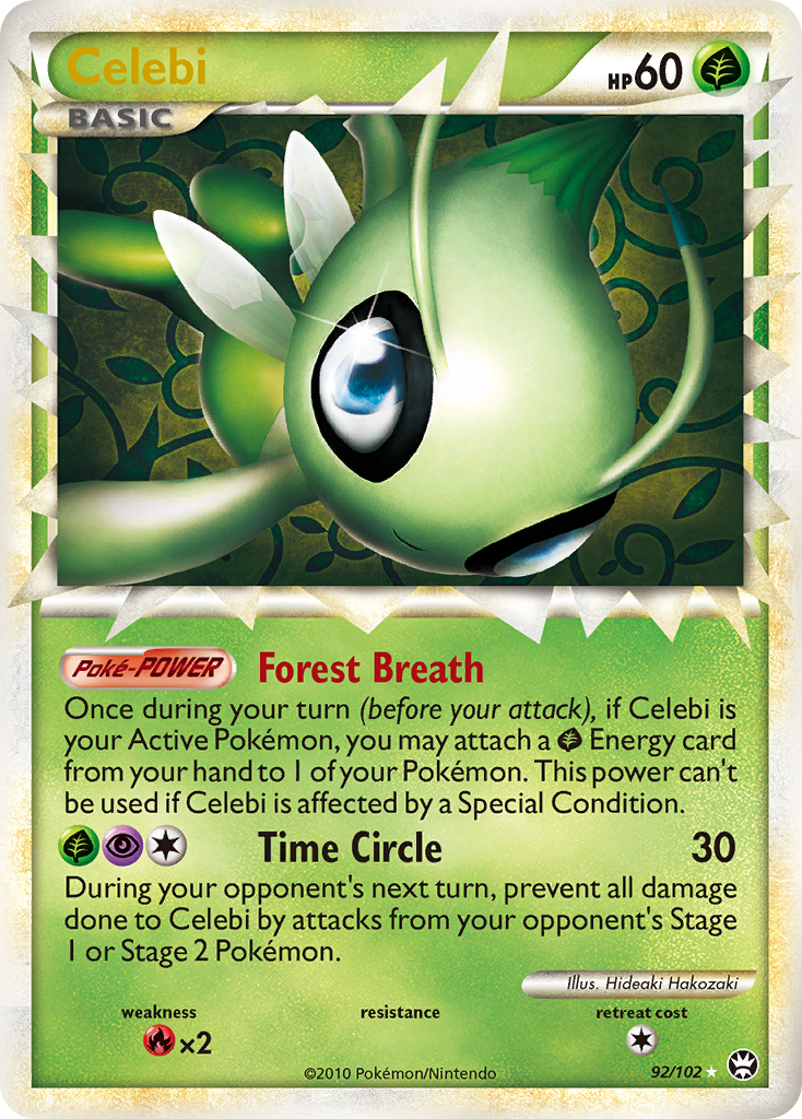 Celebi (92/102) [HeartGold & SoulSilver: Triumphant] | Galaxy Games LLC