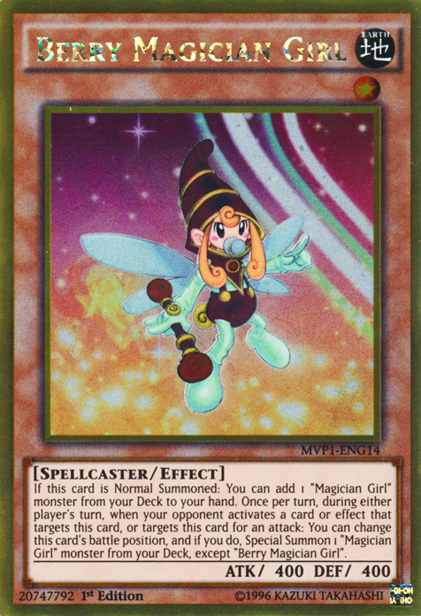 Berry Magician Girl [MVP1-ENG14] Gold Rare | Galaxy Games LLC