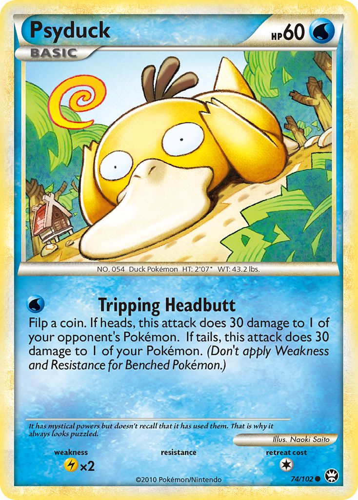 Psyduck (74/102) [HeartGold & SoulSilver: Triumphant] | Galaxy Games LLC