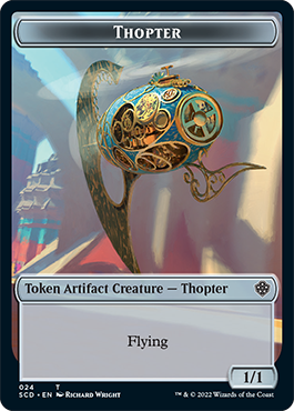 Elephant // Thopter Double-Sided Token [Starter Commander Decks] | Galaxy Games LLC