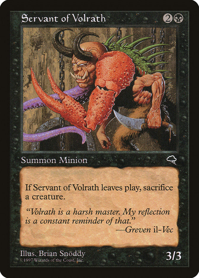 Servant of Volrath [Tempest] | Galaxy Games LLC