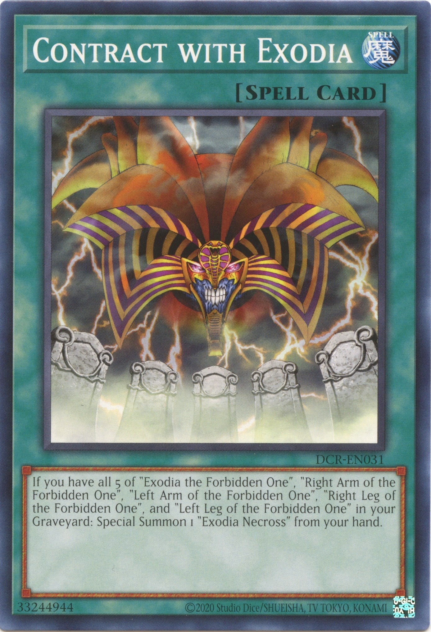 Contract with Exodia (25th Anniversary) [DCR-EN031] Common | Galaxy Games LLC