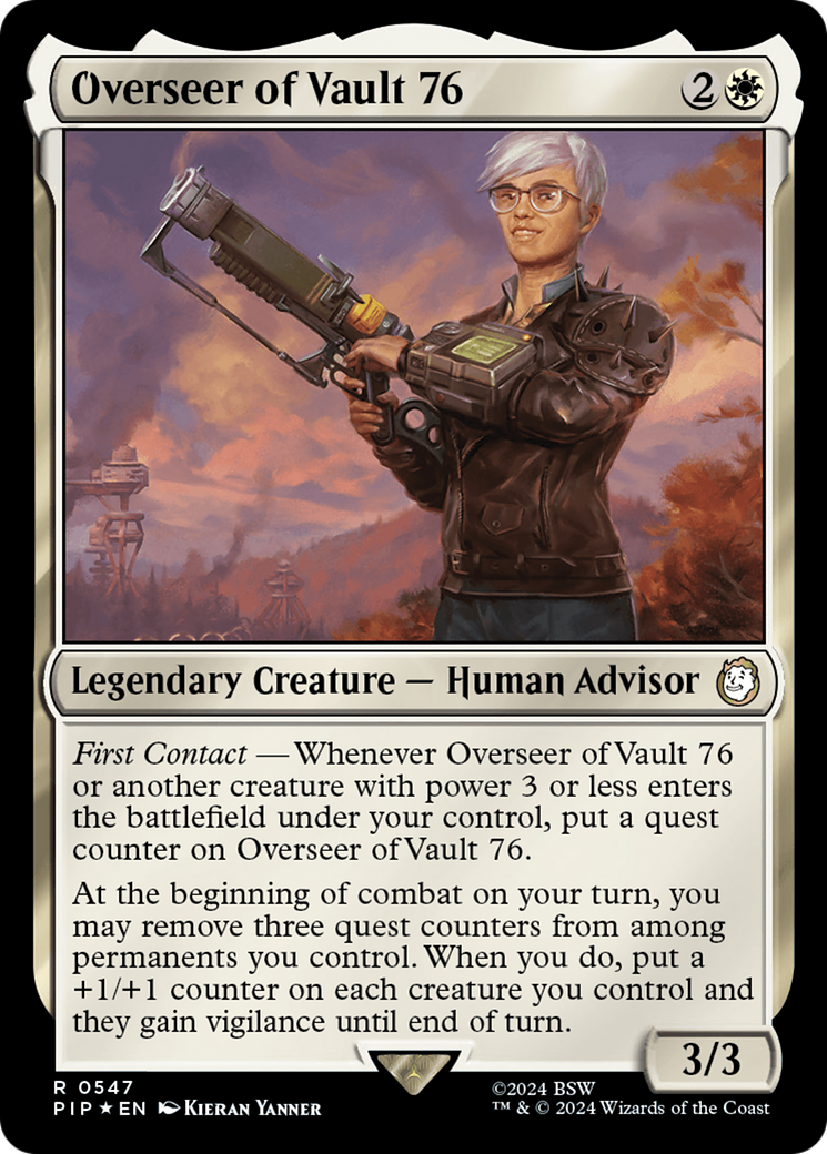Overseer of Vault 76 (Surge Foil) [Fallout] | Galaxy Games LLC