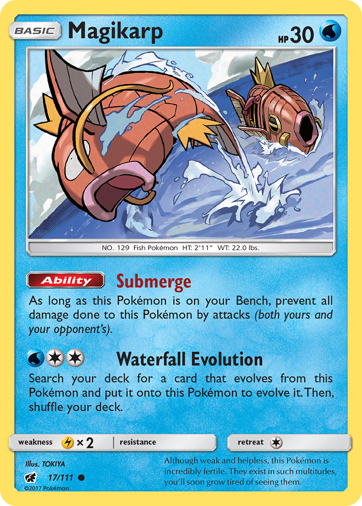 Magikarp (17/111) [Sun & Moon: Crimson Invasion] | Galaxy Games LLC