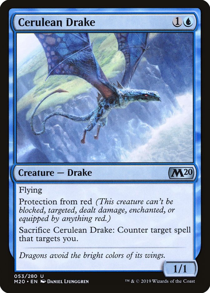 Cerulean Drake [Core Set 2020] | Galaxy Games LLC