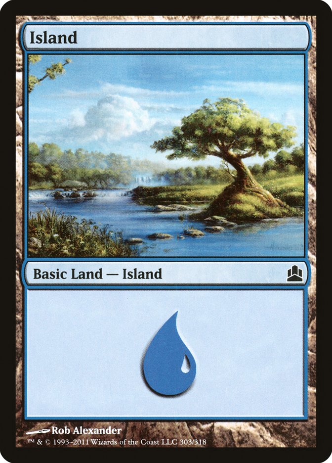 Island (303) [Commander 2011] | Galaxy Games LLC