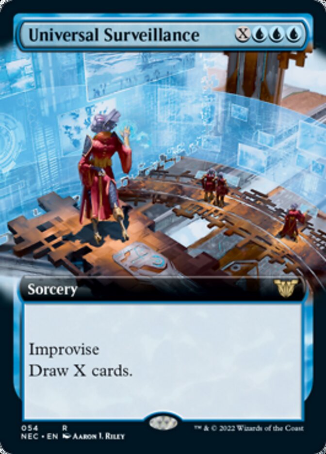 Universal Surveillance (Extended Art) [Kamigawa: Neon Dynasty Commander] | Galaxy Games LLC