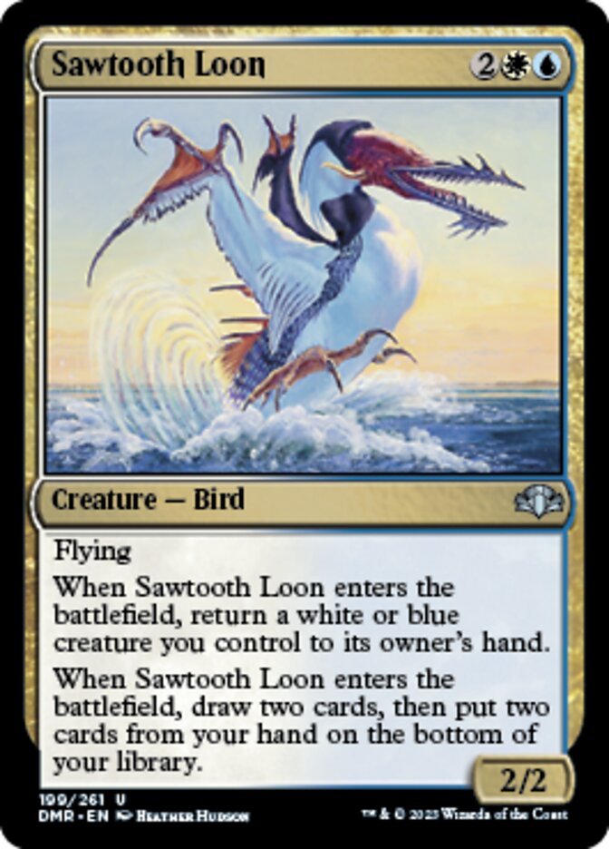 Sawtooth Loon [Dominaria Remastered] | Galaxy Games LLC