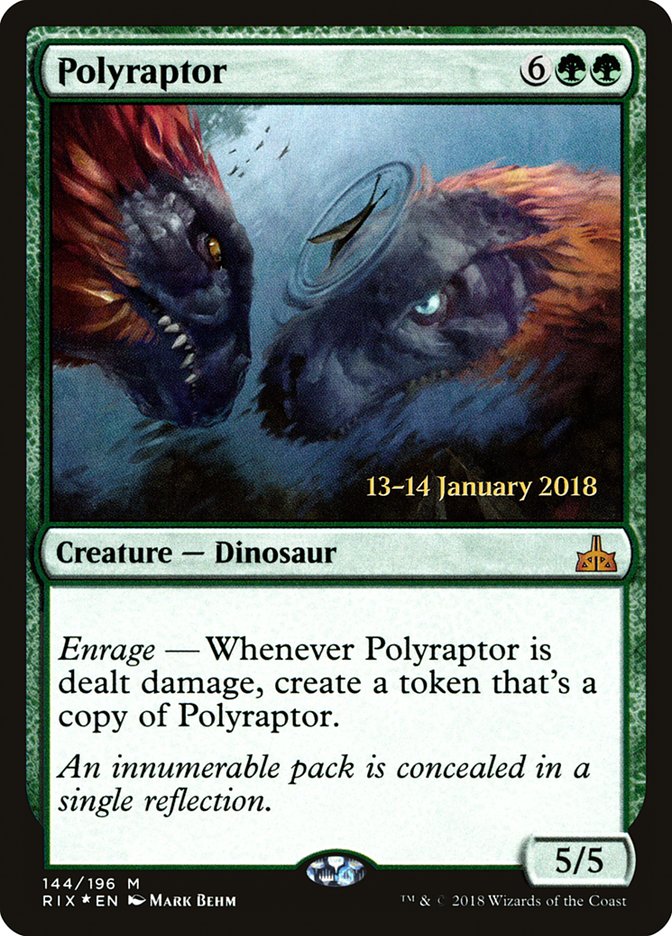 Polyraptor [Rivals of Ixalan Prerelease Promos] | Galaxy Games LLC