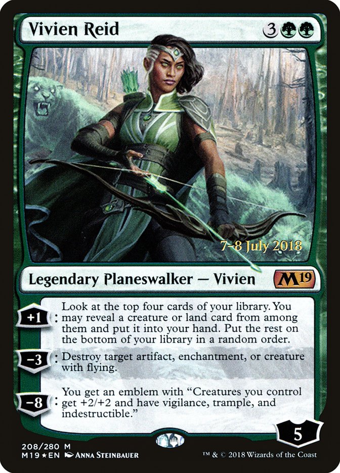 Vivien Reid [Core Set 2019 Prerelease Promos] | Galaxy Games LLC