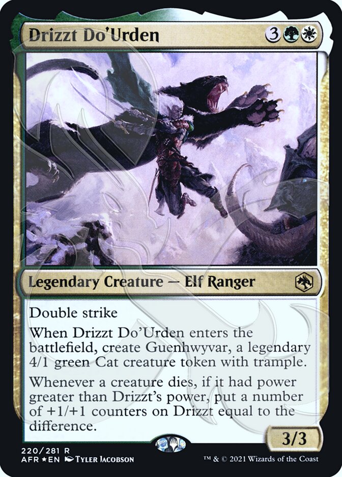 Drizzt Do'Urden (Ampersand Promo) [Dungeons & Dragons: Adventures in the Forgotten Realms Promos] | Galaxy Games LLC