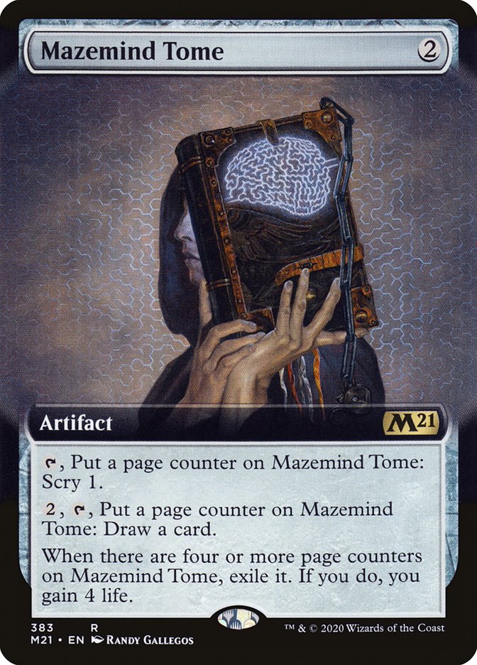 Mazemind Tome (Extended Art) [Core Set 2021] | Galaxy Games LLC