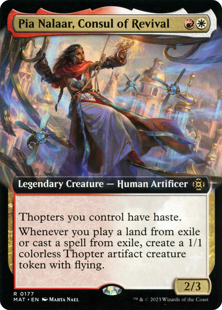 Pia Nalaar, Consul of Revival (Extended Art) [March of the Machine: The Aftermath] | Galaxy Games LLC
