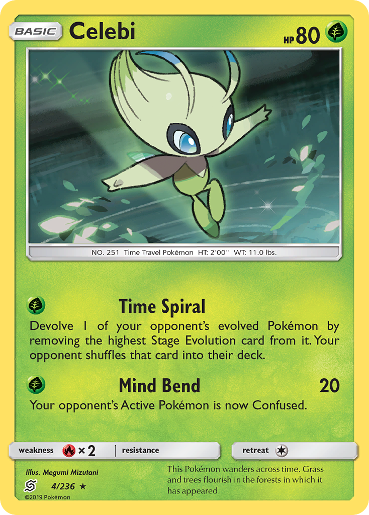 Celebi (4/236) [Sun & Moon: Unified Minds] | Galaxy Games LLC