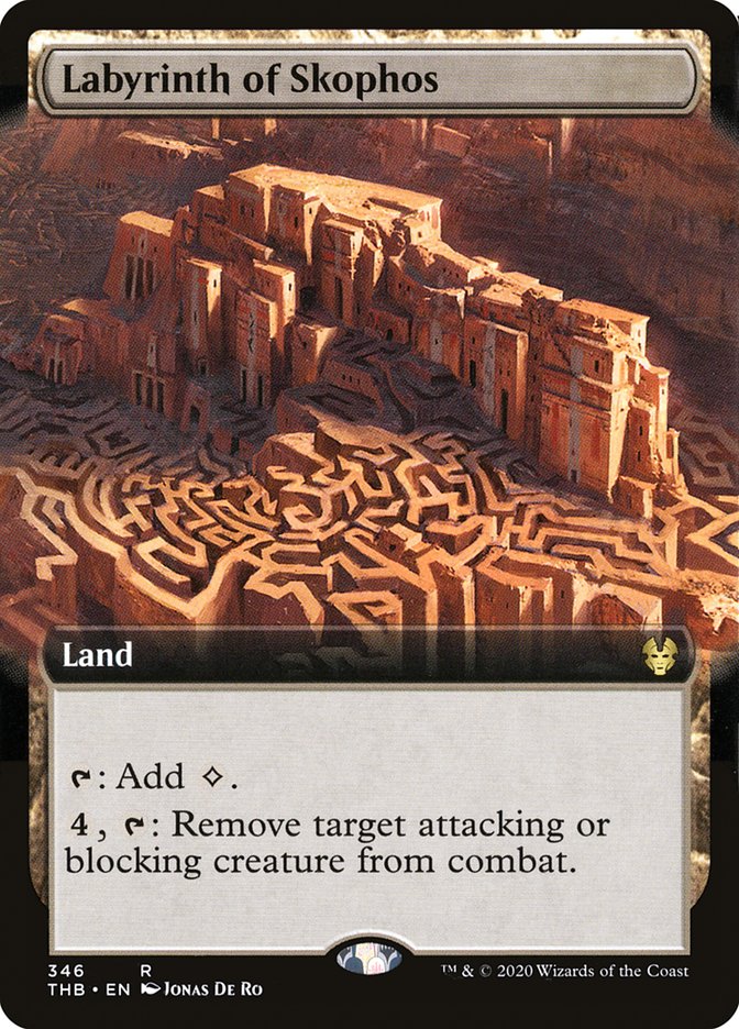 Labyrinth of Skophos (Extended Art) [Theros Beyond Death] | Galaxy Games LLC