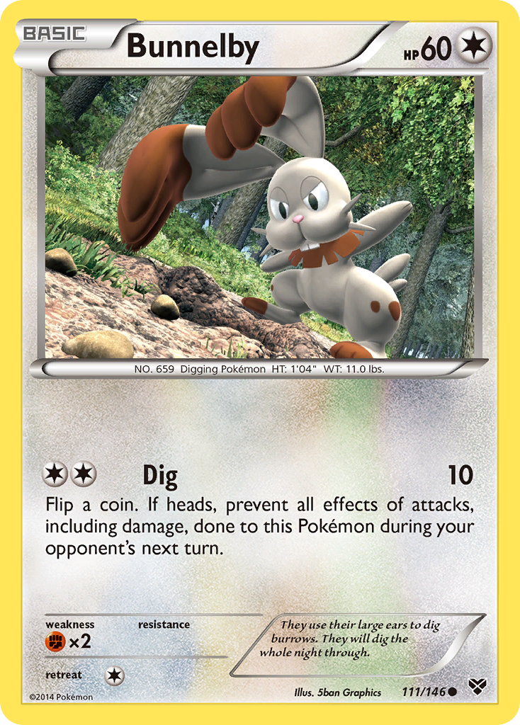 Bunnelby (111/146) [XY: Base Set] | Galaxy Games LLC