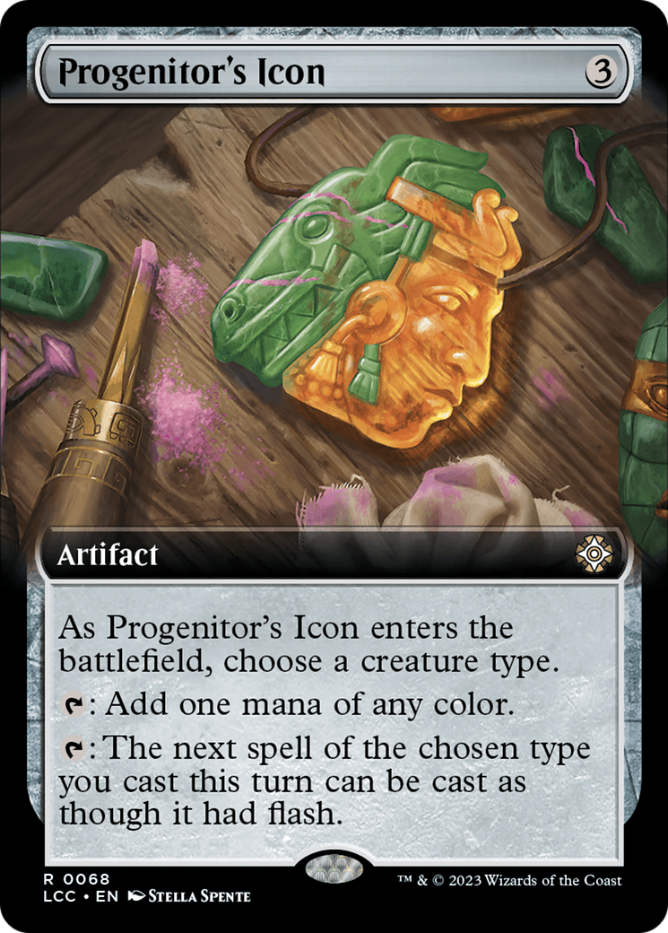 Progenitor's Icon (Extended Art) [The Lost Caverns of Ixalan Commander] | Galaxy Games LLC