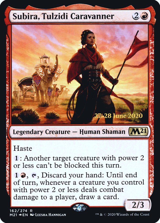 Subira, Tulzidi Caravanner [Core Set 2021 Prerelease Promos] | Galaxy Games LLC