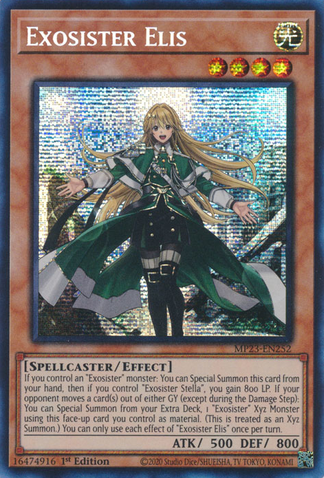 Exosister Elis [MP23-EN252] Prismatic Secret Rare | Galaxy Games LLC