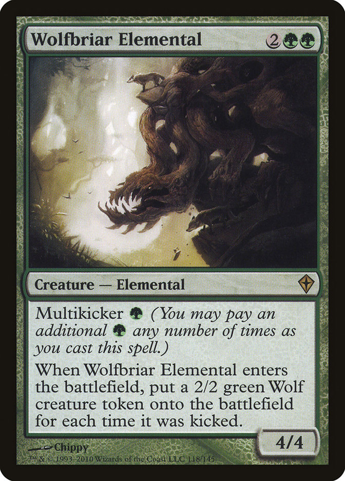 Wolfbriar Elemental [Worldwake] | Galaxy Games LLC