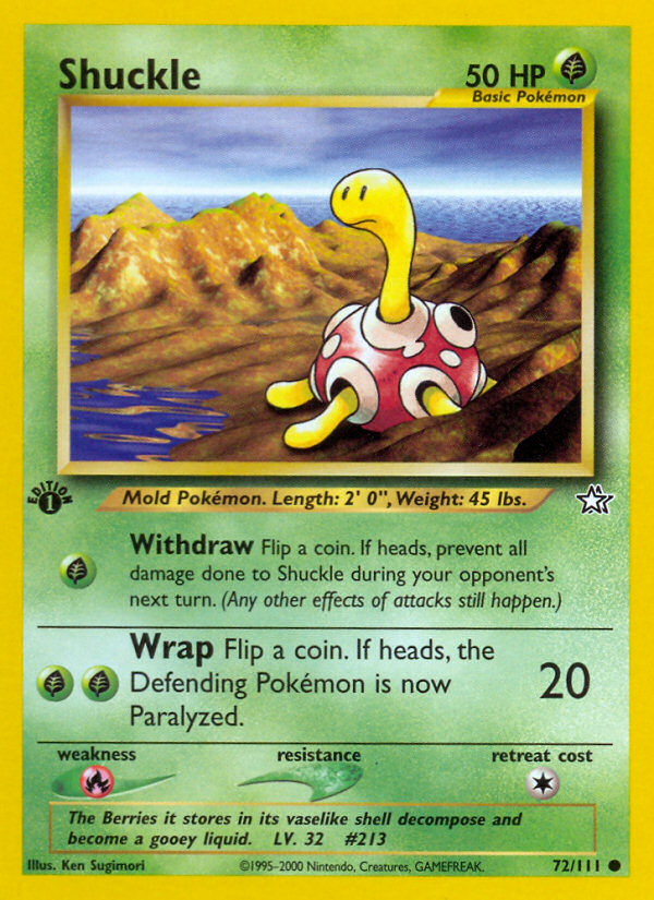 Shuckle (72/111) [Neo Genesis 1st Edition] | Galaxy Games LLC