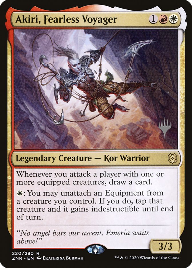 Akiri, Fearless Voyager (Promo Pack) [Zendikar Rising Promos] | Galaxy Games LLC