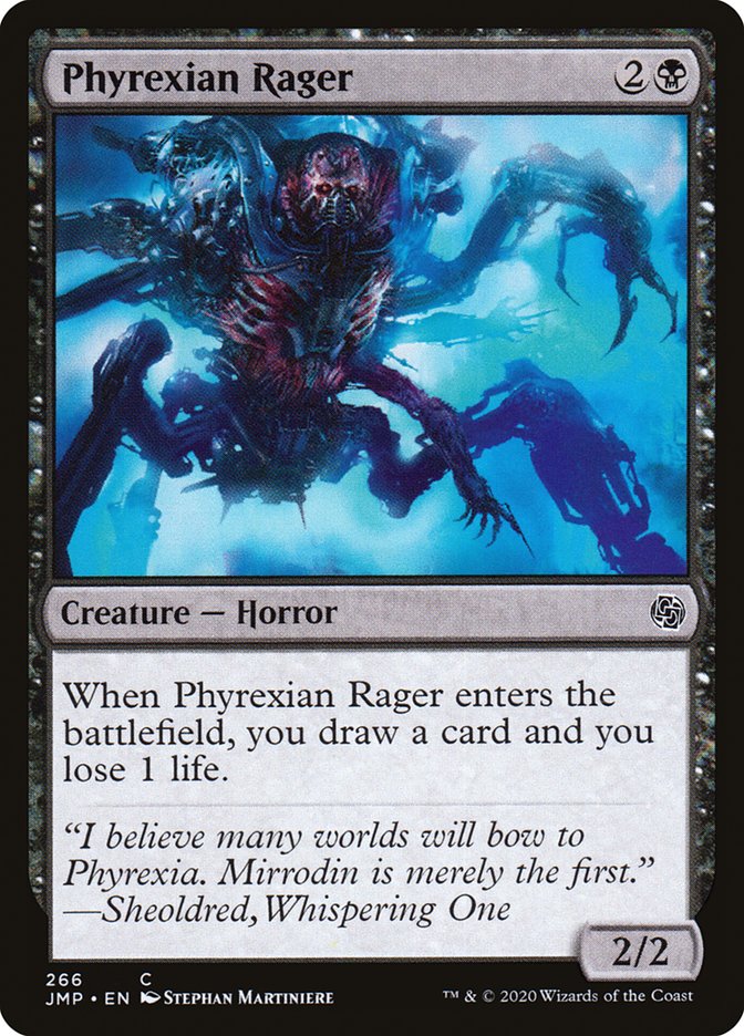 Phyrexian Rager [Jumpstart] | Galaxy Games LLC