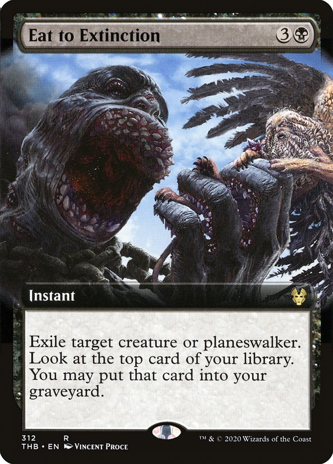 Eat to Extinction (Extended Art) [Theros Beyond Death] | Galaxy Games LLC