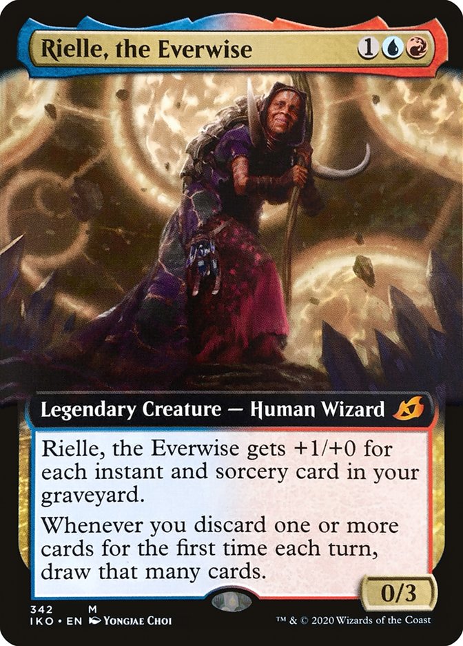 Rielle, the Everwise (Extended Art) [Ikoria: Lair of Behemoths] | Galaxy Games LLC