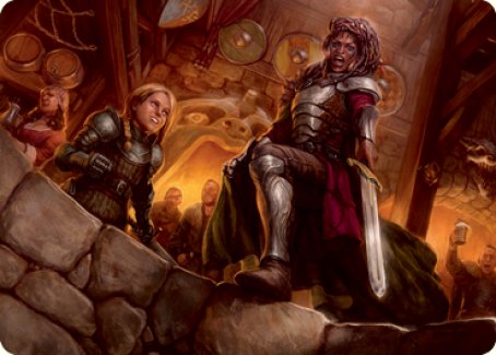 Veteran Dungeoneer Art Card [Dungeons & Dragons: Adventures in the Forgotten Realms Art Series] | Galaxy Games LLC