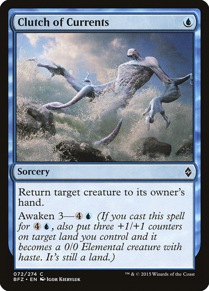 Clutch of Currents [Battle for Zendikar] | Galaxy Games LLC