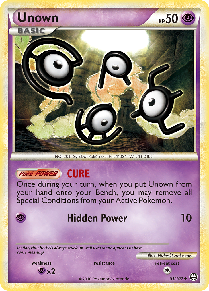 Unown (51/102) [HeartGold & SoulSilver: Triumphant] | Galaxy Games LLC