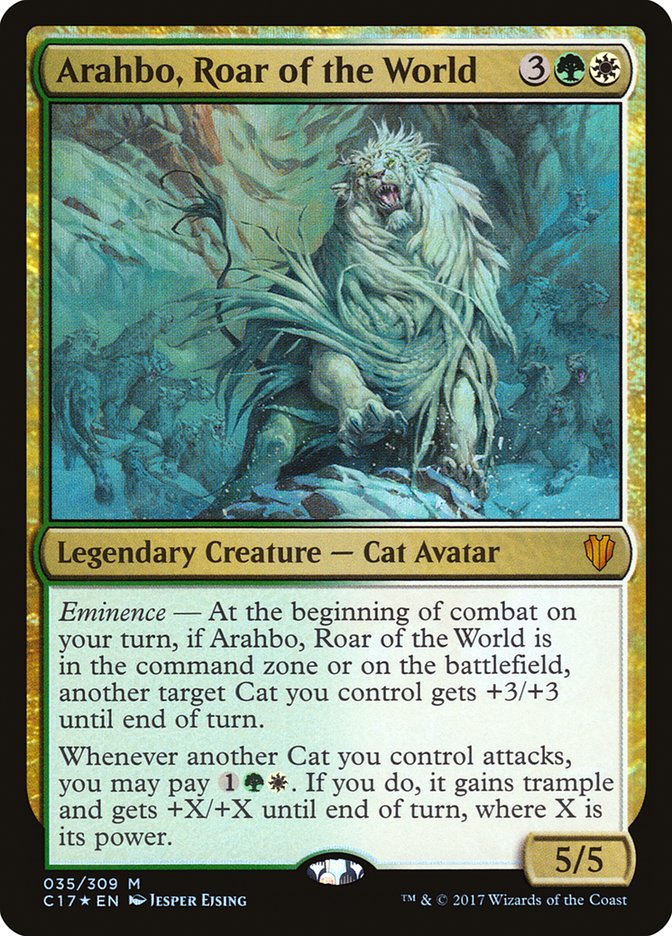 Arahbo, Roar of the World [Commander 2017] | Galaxy Games LLC