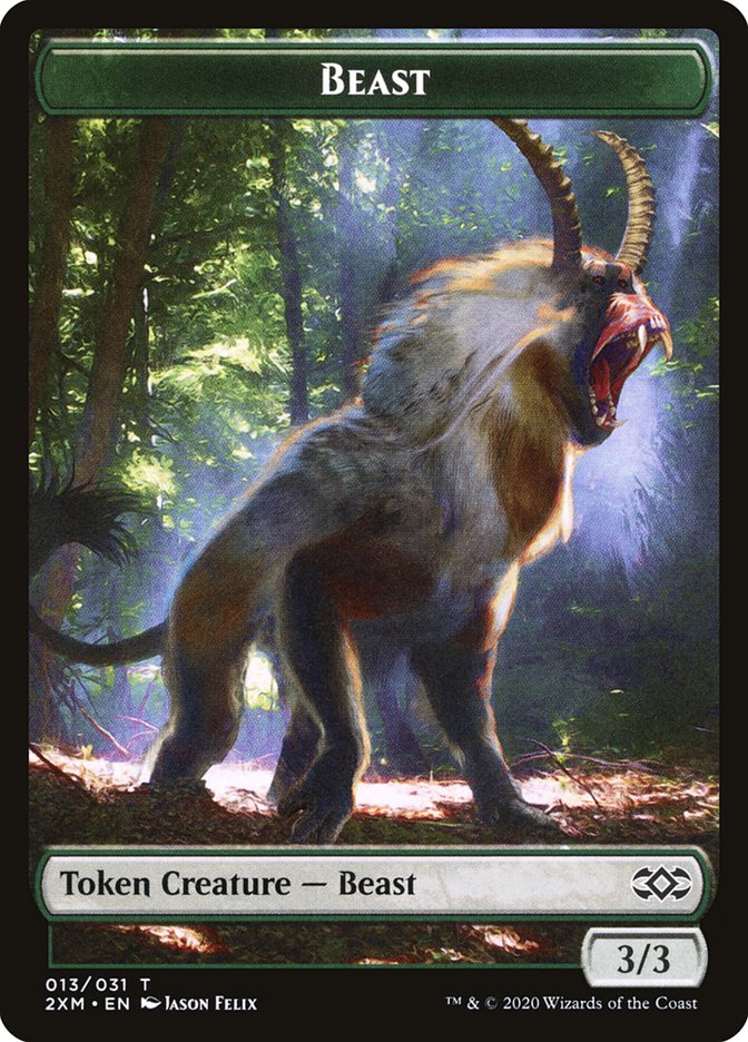 Beast Token [Double Masters Tokens] | Galaxy Games LLC