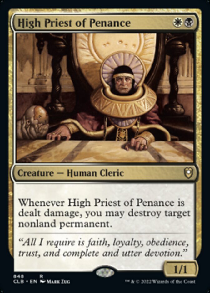 High Priest of Penance [Commander Legends: Battle for Baldur's Gate] | Galaxy Games LLC
