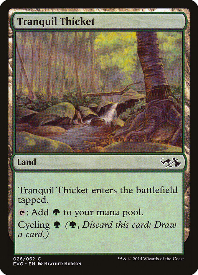 Tranquil Thicket (Elves vs. Goblins) [Duel Decks Anthology] | Galaxy Games LLC