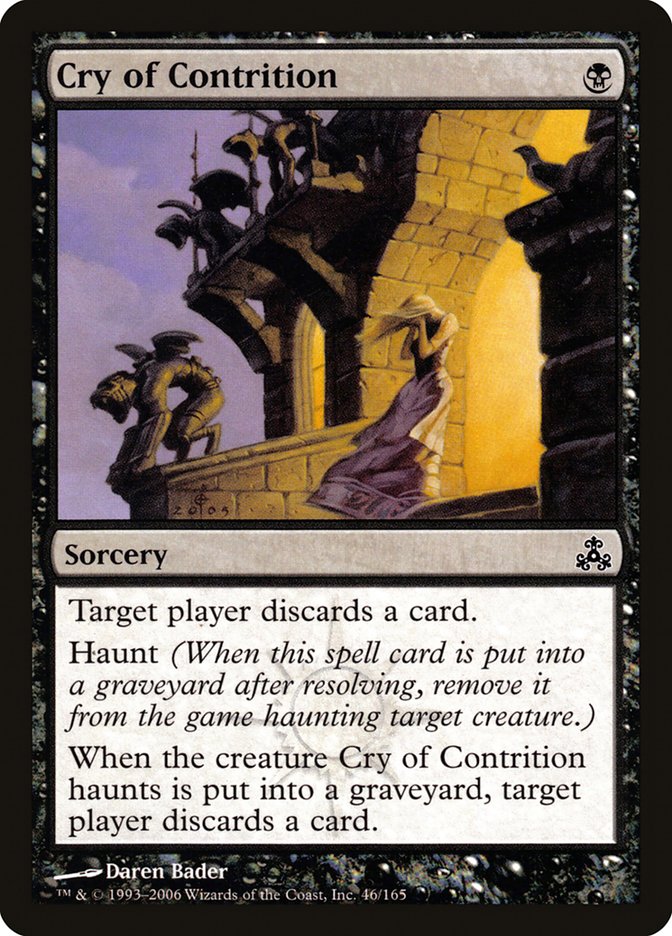 Cry of Contrition [Guildpact] | Galaxy Games LLC
