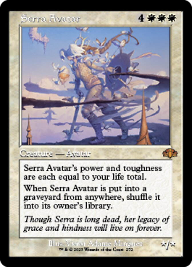 Serra Avatar (Retro) [Dominaria Remastered] | Galaxy Games LLC