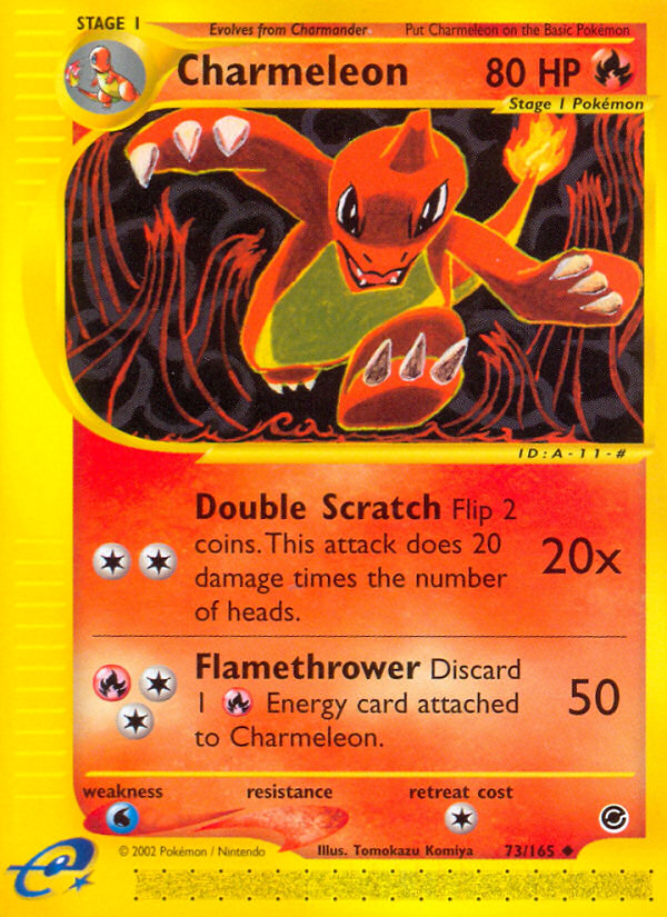 Charmeleon (73/165) [Expedition: Base Set] | Galaxy Games LLC