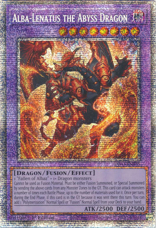 Alba-Lenatus the Abyss Dragon [DIFO-EN035] Starlight Rare | Galaxy Games LLC