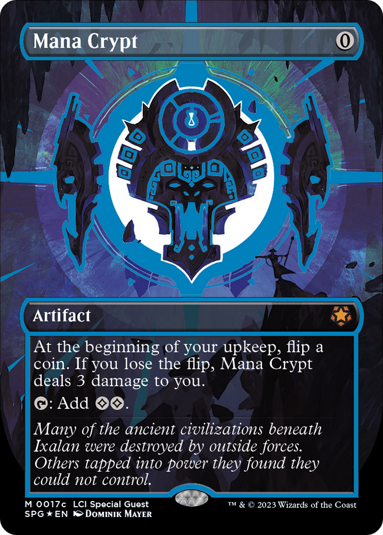 Mana Crypt (0017c) (Borderless) [The Lost Caverns of Ixalan Special Guests] | Galaxy Games LLC