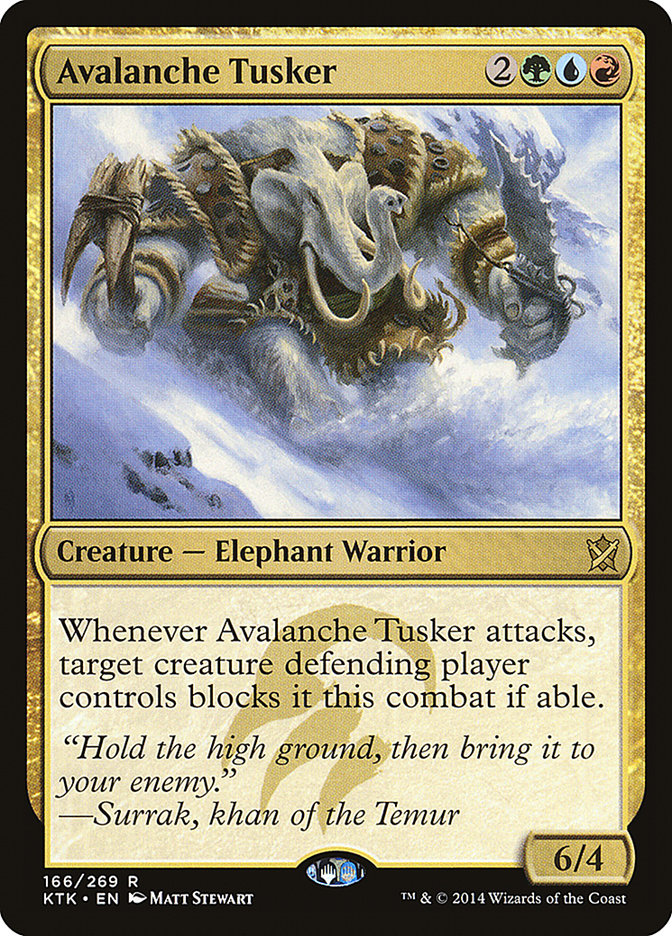 Avalanche Tusker [Khans of Tarkir] | Galaxy Games LLC
